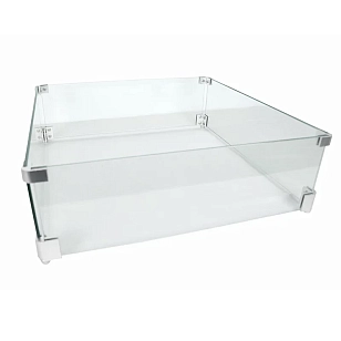 Ветрозащитное стекло Clifton (прямоугольное) для сада и загородного дома Ветрозащитное стекло Clifton (прямоугольное), уличное оборудование