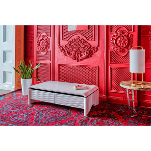 Столик-тумба журнальный Paoli 3D-Modo Цвет: белый для дачи Столик-тумба журнальный Paoli 3D-Modo Цвет: белый, товары для загородного дома