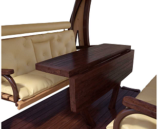 Качели садовые Leda Валенсия X2 Премиум (лиственница) для дачи Качели садовые Leda Валенсия X2 Премиум (лиственница), садовая мебель