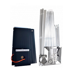 Уличный газовый обогреватель Stalleh Pyramid X4 Black для сада и загородного дома Уличный газовый обогреватель Stalleh Pyramid X4 Black, уличное оборудование