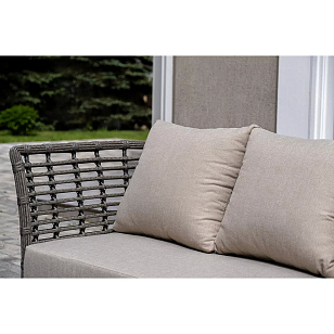 Диван 4SIS Валенсия 3-местный Цвет: серый для дачи Диван 4SIS Валенсия 3-местный Цвет: серый, садовая мебель