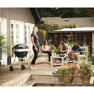 Угольный гриль Napoleon PRO22K-LEG для приготовления пищи угольный гриль napoleon pro22k-leg