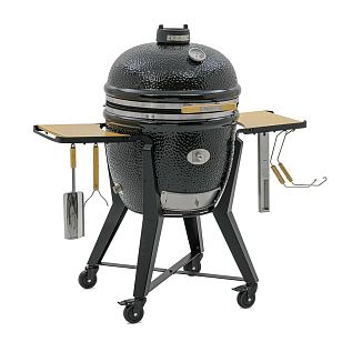 керамический гриль monolith lechef two.66 set, черный для приготовления пищи Керамический гриль Monolith LeChef TWO.66 Set, черный