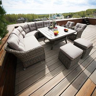 Комплект мебели из искусственного ротанга Lite Sorrento для дачи Комплект мебели из искусственного ротанга Lite Sorrento, садовая мебель