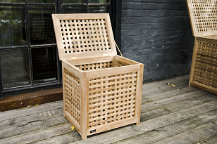 Средняя корзина для белья 4SIS Валенза для дачи Средняя корзина для белья 4SIS Валенза, садовая мебель