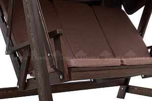 Качели Semka Floresta wenge лиственница для дачи Качели Semka Floresta wenge лиственница, садовая мебель