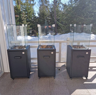 Уличный газовый обогреватель WWT 13K Black