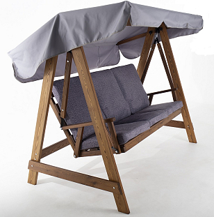 Качели Semka Floresta gray лиственница для дачи Качели Semka Floresta gray лиственница, садовая мебель