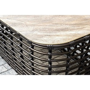 Лаунж-зона 4SIS Ницца, цвет бронзовый для дачи Лаунж-зона 4SIS Ницца, цвет бронзовый, садовая мебель