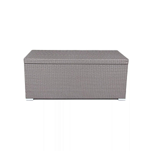 Плетёный сундук для хранения 4SIS Порту Цвет: графит для дачи Плетёный сундук для хранения 4SIS Порту Цвет: графит, садовая мебель