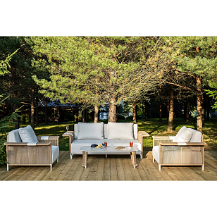Лаунж-зона 4SIS Мальдивы, цвет соломенный для дачи Лаунж-зона 4SIS Мальдивы, цвет соломенный, садовая мебель