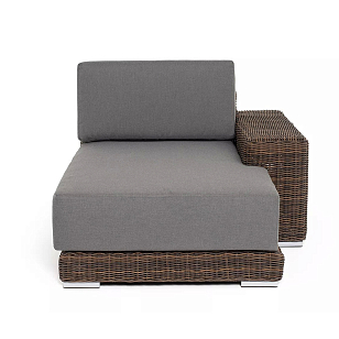 Кушетка 4SIS Капри, цвет коричневый для дачи Кушетка 4SIS Капри, цвет коричневый, садовая мебель