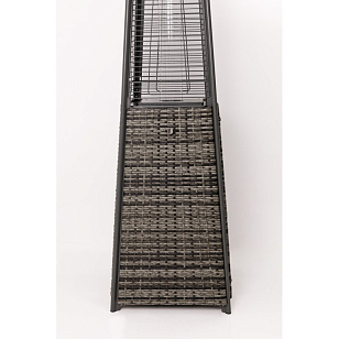 Уличный газовый обогреватель Stalleh Pyramid X4 Rattan Grey для сада и загородного дома Уличный газовый обогреватель Stalleh Pyramid X4 Rattan Grey, уличное оборудование