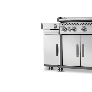 Тумба Napoleon для грилей Rogue (нерж. сталь) для приготовления пищи Тумба Napoleon для грилей Rogue (нерж. сталь) для сада