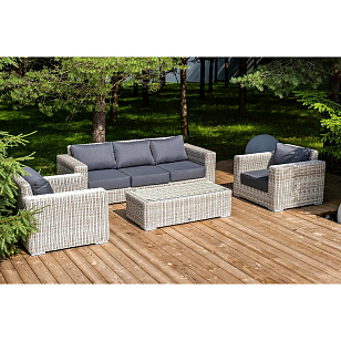 Лаунж-зона 4SIS Боно, цвет бежевый для дачи Лаунж-зона 4SIS Боно, цвет бежевый, садовая мебель