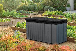 Сундук Keter Darwin Box 570 л графит для дачи Сундук Keter Darwin Box 570 л графит, садовая мебель