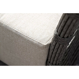 Диван 4SIS Валенсия 3-местный Цвет: серый для дачи Диван 4SIS Валенсия 3-местный Цвет: серый, садовая мебель