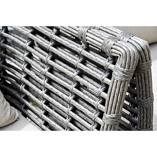 Диван 4SIS Валенсия 3-местный Цвет: серый для дачи Диван 4SIS Валенсия 3-местный Цвет: серый, садовая мебель