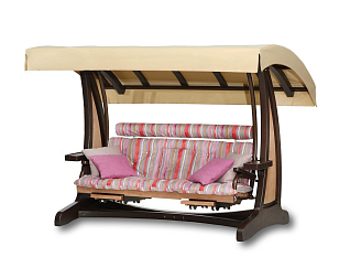 Качели садовые Валенсия III Премиум для дачи Качели садовые Валенсия III Премиум, садовая мебель