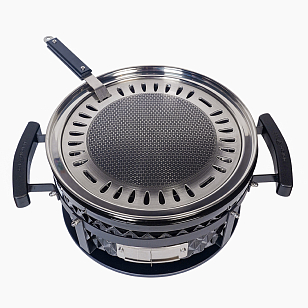 Настольный керамический гриль Diamond Egg Tabletop Grill Цвет: черный для приготовления пищи Настольный керамический гриль Diamond Egg Tabletop Grill Цвет: черный для сада