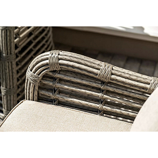 Лаунж-зона 4SIS Ницца, цвет серый для дачи Лаунж-зона 4SIS Ницца, цвет серый, садовая мебель