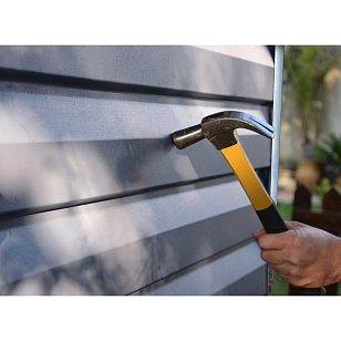 Сарай из поликарбоната Palram Skylight 6x12 Dark Grey для сада и загородного дома Сарай из поликарбоната Palram Skylight 6x12 Dark Grey, уличное оборудование