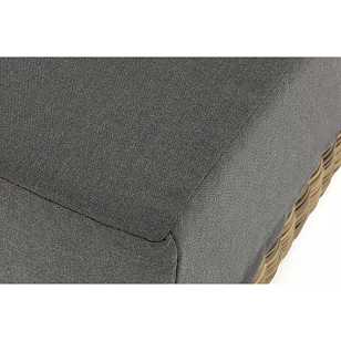 Модуль диванный прямой 4SIS Капри, цвет соломенный для дачи Модуль диванный прямой 4SIS Капри, цвет соломенный, садовая мебель