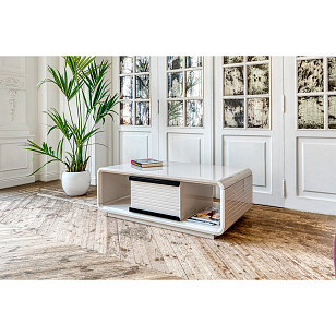 Столик-тумба журнальный Paoli Velvet Цвет: серый беж для дачи Столик-тумба журнальный Paoli Velvet Цвет: серый беж, товары для загородного дома