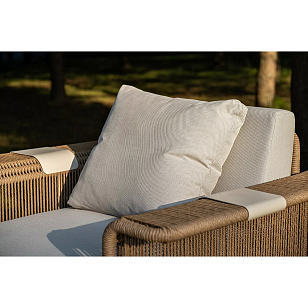 Лаунж-зона 4SIS Мальдивы, цвет соломенный для дачи Лаунж-зона 4SIS Мальдивы, цвет соломенный, садовая мебель