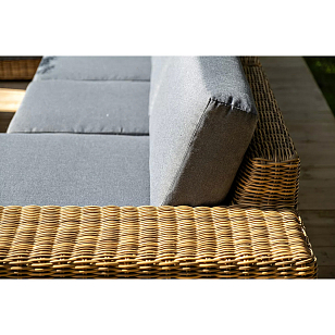 Лаунж-зона трансформирующаяся 4SIS Капри, цвет соломенный для дачи Лаунж-зона трансформирующаяся 4SIS Капри, цвет соломенный, садовая мебель