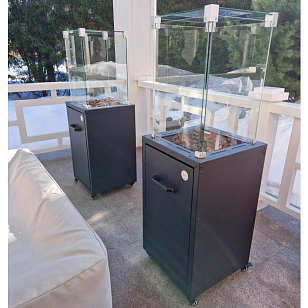 Уличный газовый обогреватель WWT 13K Black