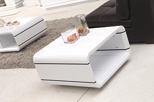 Столик журнальный Paoli Opus Quadro Цвет: белый для дачи Столик журнальный Paoli Opus Quadro Цвет: белый, товары для загородного дома