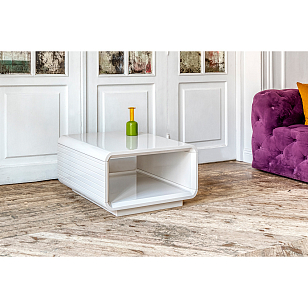 Столик журнальный Paoli Velvet Quadro Цвет: серый беж для дачи Столик журнальный Paoli Velvet Quadro Цвет: серый беж, товары для загородного дома