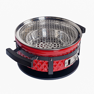 Настольный керамический гриль Diamond Egg Tabletop Grill Цвет: красный для приготовления пищи Настольный керамический гриль Diamond Egg Tabletop Grill Цвет: красный для сада