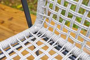 Кофейный комплект Тунис, цвет темно-серый для дачи Кофейный комплект Тунис, цвет темно-серый, садовая мебель