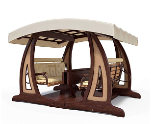 Качели садовые Leda Валенсия X2 Премиум (лиственница) для дачи Качели садовые Leda Валенсия X2 Премиум (лиственница), садовая мебель