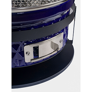 Настольный керамический гриль Diamond Egg Tabletop Grill Цвет: синий для приготовления пищи Настольный керамический гриль Diamond Egg Tabletop Grill Цвет: синий для сада