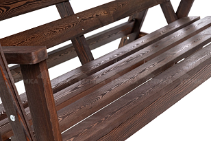 Качели Semka Floresta wenge лиственница для дачи Качели Semka Floresta wenge лиственница, садовая мебель