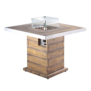 Уличный газовый стол камин Clifton Dinning Table Lime (без столешницы) для сада и загородного дома Уличный газовый стол камин Clifton Dinning Table Lime (без столешницы), уличное оборудование