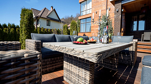 Комплект мебели из искусственного ротанга Lite Sanremo для дачи Комплект мебели из искусственного ротанга Lite Sanremo, садовая мебель