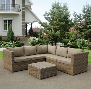 Комплект мебели из искусственного ротанга Lite Modus для дачи Комплект мебели из искусственного ротанга Lite Modus, садовая мебель
