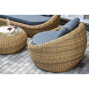 Лаун-зона 4SIS Барселона, цвет соломенный для дачи Лаун-зона 4SIS Барселона, цвет соломенный, садовая мебель