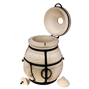 Тандыр Amfora Tandoors Скиф с откидной крышкой для приготовления пищи Тандыр Amfora Tandoors Скиф с откидной крышкой для сада