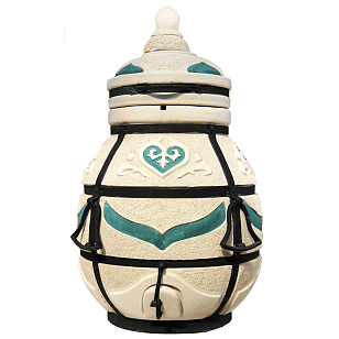 Тандыр Amfora Tandoors Дастархан с откидной крышкой для приготовления пищи Тандыр Amfora Tandoors Дастархан с откидной крышкой для сада