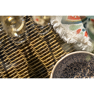 Лаунж-зона трансформирующаяся 4SIS Капри, цвет соломенный для дачи Лаунж-зона трансформирующаяся 4SIS Капри, цвет соломенный, садовая мебель