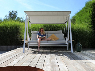 Качели Brafritid Malmo антрацит, серый для дачи Качели Brafritid Malmo антрацит, серый, садовая мебель