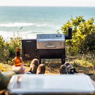 Пеллетный гриль GMG Ledge Trek для приготовления пищи пеллетный гриль gmg ledge trek