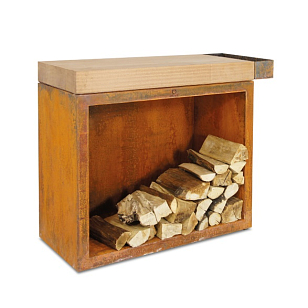 Разделочный столик с поленницей OFYR 90 для приготовления пищи Разделочный столик с поленницей OFYR 90 для сада