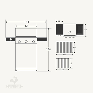 Угольный + газовый гриль Char-Broil Hybrid Gas2Coal для приготовления пищи угольный + газовый гриль char-broil hybrid gas2coal