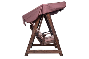 Качели Semka Floresta wenge лиственница для дачи Качели Semka Floresta wenge лиственница, садовая мебель